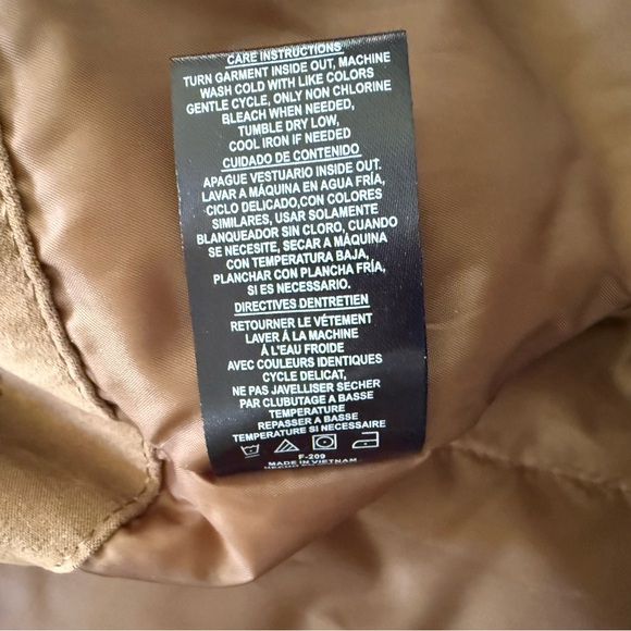 🚫SOLD🚫NWT Fleet Street Microsuede Removable Hood Jacket Coat Large - Picture 8 of 16